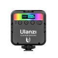 Ulanzi VL49 RGB Rechargeable Mini RGB Light | Illuminate Your Scenes with Adjustable RGB Colors | Compact and Portable. 