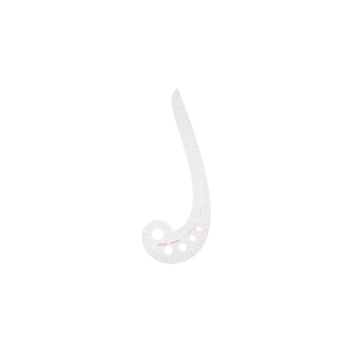 Practical Comma Shaped Plastic Pattern Making Metric Transparent ...