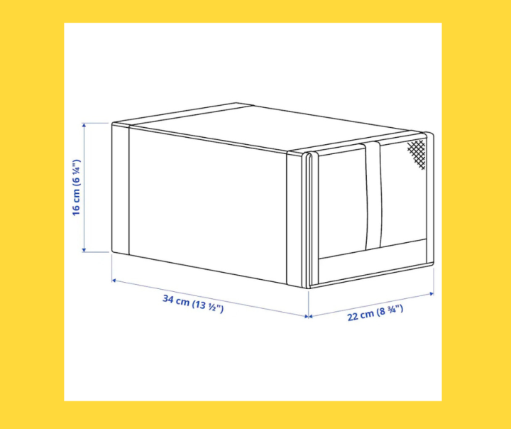 Skubb,%20Shoe%20Box,%20White,%2022*34*16Cm%20,4%20Pieces,%20From%20Ikea%20-%20Shoe%20Rack%20-%20Image%203