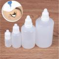 1PC 5/10/15/20/30/50/100ML Empty Plastic Squeeze Bottle Eye Dropper Liquid Sample Bottle Craft Tool DIY Glue Applicator.