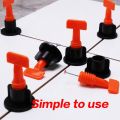 1102Pcs Flat Ceramic Floor Wall Construction Tools Reusable Tile Leveling System Kit tile Leveling System for tile. 