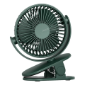 JISULIFE Portable Clip Fan Stroller Fans USB Rechargeable With 4000mAh Battery. 
