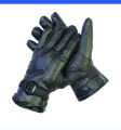 Full Soft Leather Finger Men Hand Gloves -Black- 1 Pair. 