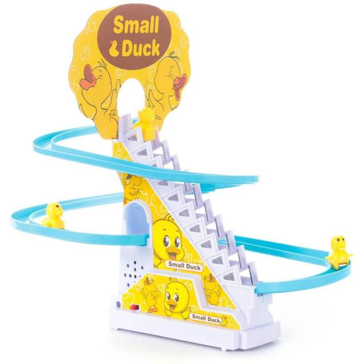 Small Duck Electronic Ladder Slide Musical Staircase Toy