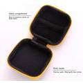 Earbud Case Mini Storage Carrying Pouch Perfect for Earphone Headphone USB Cable Flash Drive.