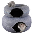 Donut Cat Bed Pet Cat Tunnel Interactive Game Toy Cat Bed Dual-use Indoor Toy Kitten Sports Equipment Cat Training Toy Cat House. 