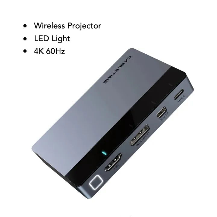 CABLETIME%204%20in%201%20Wireless%20Projector%20HDMI-compatible%204K%2060HzMini%20DP%20HUB%20Light%20Switcher%20for%20PC%20Laptop%20Lenovo%20HDMI%20Switcher%20C370%20-%20Image%207