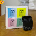 inPods 12 TWS Wireless Bluetooth 5.0 Earphones - Super Bass Sound, Touch Control -  Bluetooth 5.0 Connectivity Long Battery Life: Up to 3 Hours Time. 