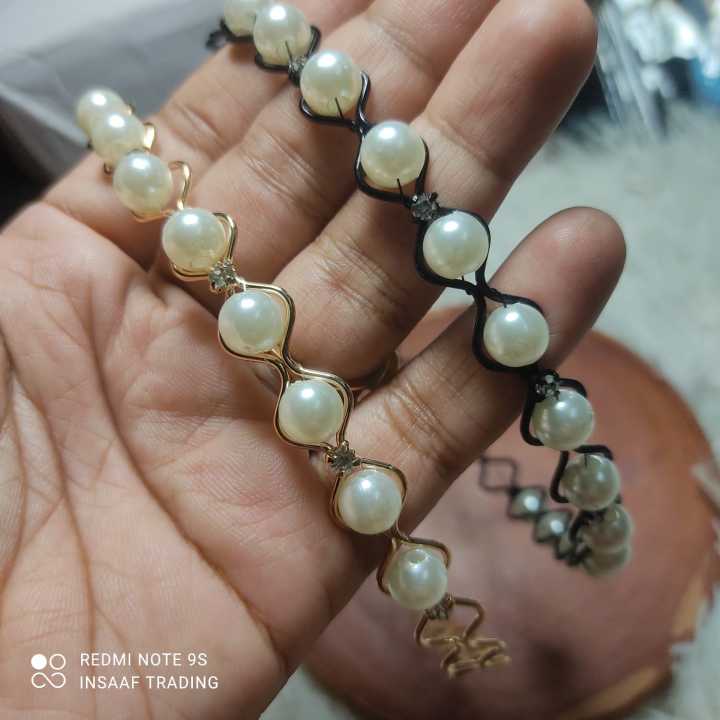 Pearl%20Crystal%20Wedding%20Bridal%20Tiara%20Crown%20Rhinestone%20Headbands%20-%20Image%202