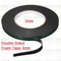3mm Double Side Foam Tape 3mm Both Side Gum Foam Tape Heavy Duty Double Sided Gum Foam Tape Black Color For DIY Craft Gum Tape. 