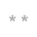 1Pair Gold Simple Earrings Silver Mini Small Flowers Ear Stud Piercing Jewelry Podazz. 