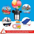 Electric Air Pumper, Air Pumper with 3 Nozzles for Inflatable Pool, boat, airbed, swim ring, furniture. 