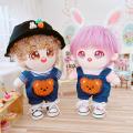 Happy 20cm Mini Overalls Doll Clothes Animal Pattern for Cotton Stuffed Dolls Accessories Suspender Pants Idol Doll's Clothes Outfit. 