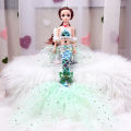 45cm Mermaid Princess Heng Chao Confused Barbie Doll Set Girls Children's Toy Mermaid Doll Wholesale. 