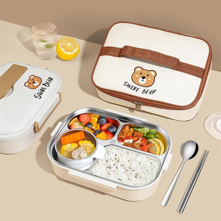 304 Stainless Steel Lunch Box For Adults Kids School Office