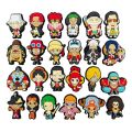 Hot Toys 9-25pcs Japanese Anime One Piece Croc Charms PVC Cartoon Shoe Charms accessories Decoration Buckles Fit Croc JIBZ Charm. 