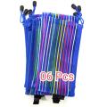 06 Pcs Net Bag/ Pencil & Pen Bag - Pencil Bag For Office School Home & Multipurpose Use.