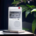 Retro Cassette Recorder and Player Supports Internal and External Recording and USB Transcription. 