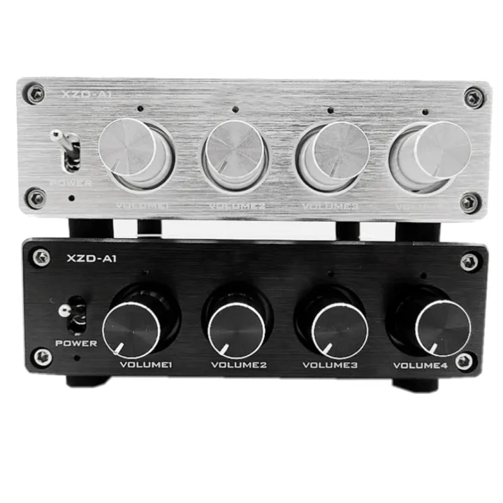 HIFI%20Lossless%201%20Input%204%20Output%20RCA%20HUB%20Audio%20Distributor%20(Silver)%20-%20Image%202