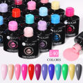 UR SUGAR Glitter Gel Nail Polish Set/Kit Purple Pink Glitter Brown Red Color Series Soak Off UV LED Nail Art Varnish Manicure. 