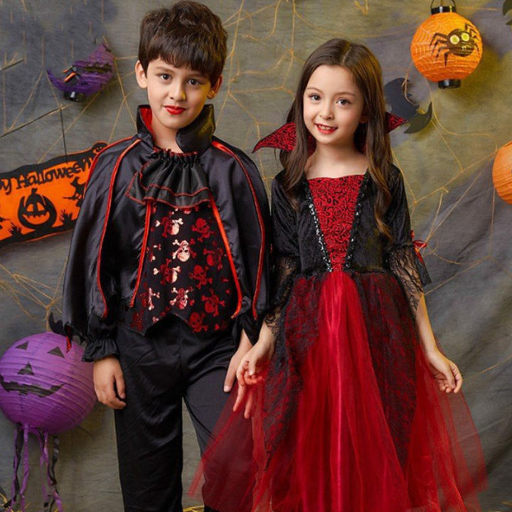 Girls%20Boys%20Vampire%20Dress%20Kid%20Ghost%20Bride%20Gothic%20Cosplay%20Vampire%20Devil%20Bat%20Halloween%20Costume%20Vampiran%20Carnival%20Outfit%20Clothes%20-%20Image%202