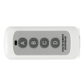 433MHZ Wireless RF Remote Control White 4-Button Remote Control EV1527 Learning Code Wireless Remote Control. 