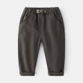 2023 Fashion Korean Trendy Handsome Casual Pants Spring cotton comfortable mid-rise casual pants for small and medium-sized children. 