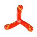 1Pcs Three-leaf Boomerang Dart PU Flying Disc Throwing Toy Parent-child Interactive Flying Kids Outdoor Game Props.