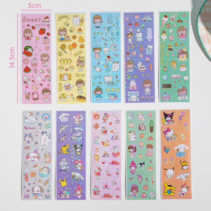 10pcs%20Stickers%20Pack%20Kawaii%20Laser%20Cute%20Stickers%20DIY%20Korean%20Stickers%20Laptop%20Decal%20-%20Image%204