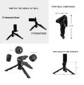 Professional Photo Video Camera Stand Mini Flexible Tripod Phone Live Set Phone Handheld Stabilizer Hand Grip Vlogging Tripod - Tripod. 