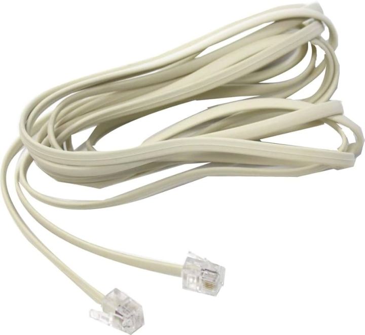 RJ11 Male from male plug telephone line simply its 3-foot 6p2C ...