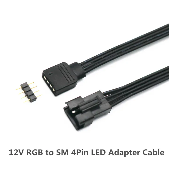 50cm%205v%2012v%20Rgb%20Argb%20Control%20Cables%20For%20Deepcool%20Phanteks%20Lian-Li%20Led%20Strip%20Sm%203pin%204pin%20Argb%20Control%20Adapter%20Cable%20-%20Image%205