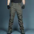 Men City Military Tactical Pants Cargo Trousers Multi-pocket Waterproof Wear-resistant Casual Training Overalls Clothing.