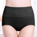 Women Underwear High Waist Cotton Panties Full Coverage Ladies Briefs- 1Pcs - Panty.