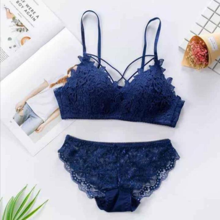 Modern Push Up Bra And Panty Set for Women