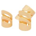 2 Set Of Guitar Picks Electric Acoustic Guitar Ukulele Index Finger Picks Alaska Pick Guitar Stringed Instrument Part Accessories, 3 Pcs M & 3 Pcs L - yellow.
