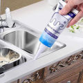 120ml Multipurpose Silicone Sealant Waterproof Caulk Seal Mouldproof Fast Drying Adhesive Glass Glue For Bathroom Kitchen. 