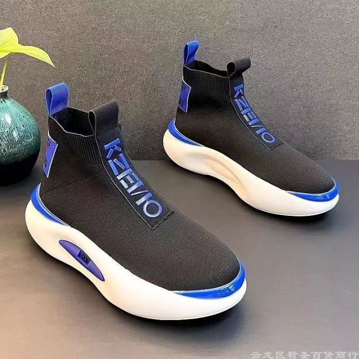 Sock%20Shoes%20Men's%20High-Top%20Shoes%202023%20Autumn%20New%20Korean%20Style%20Trendy%20Sneakers%20High-Top%20Socks%20Slip-on%20Trendy%20Shoes%20-%20Image%202