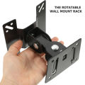 LED LCD TV Wall Mount Monitor Stand 180 Degree Rotation Bracket Swivel Tilt 14 to 24 Inch TV Monitor Wall Mount Bracket Holder.