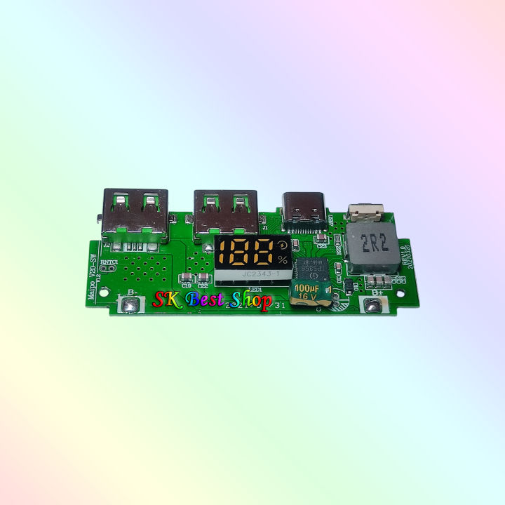 33W%20%20PD%203.0%20Type%20C%20Micro%20USB%20Fast%20Charging%20Power%20Bank%20Circuit%202%20USB%20With%20Display%20Input%20DC%205V~3.1A%209V~%202%20A%2012V%20~1.6%20A%20-%20Image%205