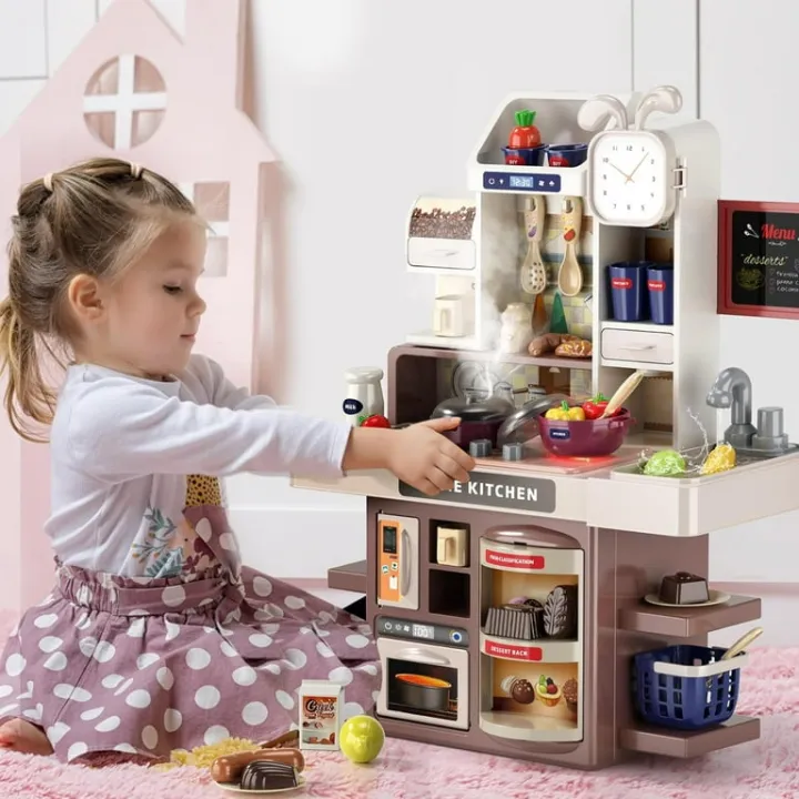 Kitchen%20Playset%20Toy%20with%20Realistic%20Steam%20and%20Lights,%20Smoge,%20Role%20Playing%20Game%20Pretend%20Food%20and%20Cooking%20Playset,37%20PCS%20Mini%20Kitchen%20Accessories%20Set%20for%203%204%205%20Years%20Old%20Girls%20Boys,%20-%20Image%202