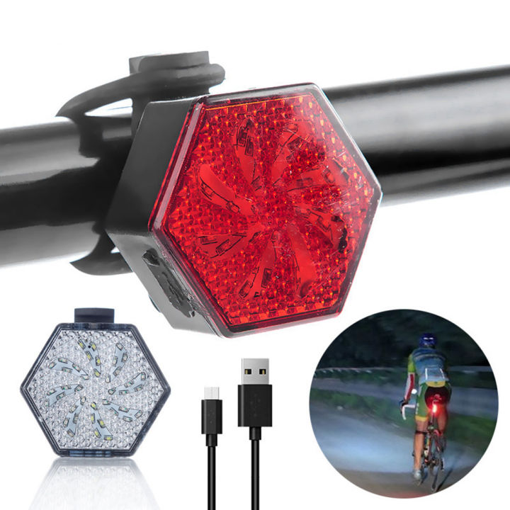 Cycling%20Light%20USB%20Rechargeable%20Bicycle%20Tailight%20Hexagon%20Safe%20Warning%20Flashing%20Tail%20Light%20Riding%20Bike%20Lights%20Red%20-%20Image%2010