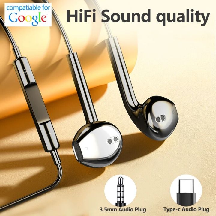 USB C Earphones for Google Headphones Pixel 7a Pixel