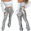 Women Boho Flare Pants High Waisted Stretch Bell Bottom Yoga Pants Hippie Flared Leggings 70s Wide Leg Palazzo Pants Trousers.
