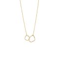 Two Round Shaped Necklaces Female Exquisite Geometric Women Chain Choker Neck Necklace Birthday Gift For Ladies Fashion Jewelry.