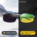 Coolandas 2022 hotochrom Sunglasses en ay ight-Vision olarized Chameleon lasses riing 400 Sun lasses Oculos e Sol.