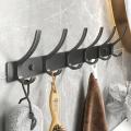CIFBUY Iron Coat Rack Wall Mount, Thickened Space Aluminum Clothe Hook, Bathroom Sticky Hook Towel Clothe Wall Hanger Towel Rack.