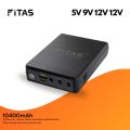 FiTAS DC Mini UPS 5V 9V 12V 12V With TYPE-C Fast Charging.