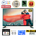 OSAKA Double Glass 4k Voice Control Smart DLED TV - 32 Inch - Black With Wall Mount Free with 1 year Panel Guaranaty and Life time Service Warrnarty.
