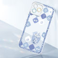 Jizetin for Vivo Y28 4G Back Cover Crystal Transparent INS Style Pattern Soft Full Camera Cover Protection Phone Cases. 